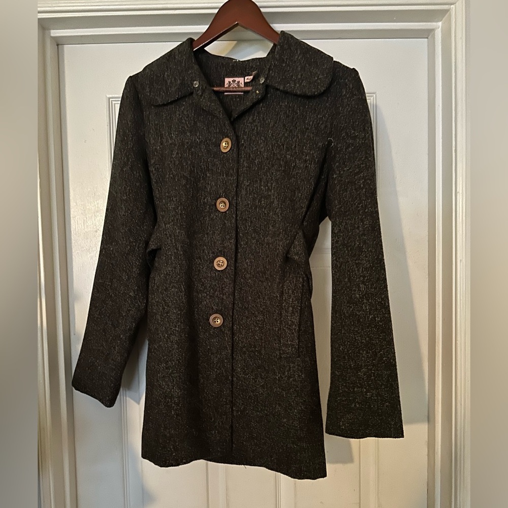 Juicy Couture Tweed Coat Size L